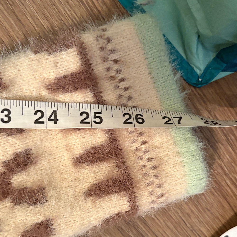 a.n.a sweater Cozy Cream Patterned Women's Sweater - Picture 9 of 10
